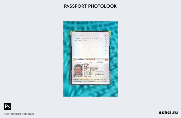 цифровая загрузка шаблона фотоизображения для настоящего паспорта Японии